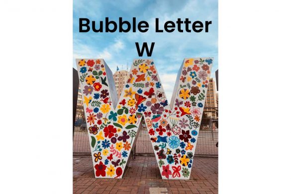 Bubble Letter W