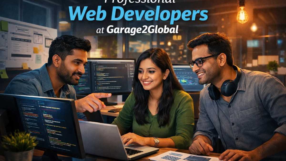 Professional Web Developers at Garage2Global USA – Building Scalable Digital Growth